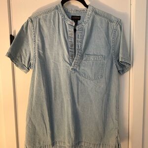 American Eagle Outfitters Light Blue Men's Button Down Shirt